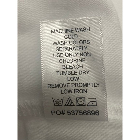 NWOT Woman Within Mauritius White Cotton scoop neck Tank Size 2XL (26/28) - Picture 7 of 7